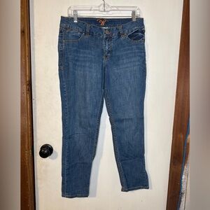 Stylish Women's Blue Jeans Worn Brand